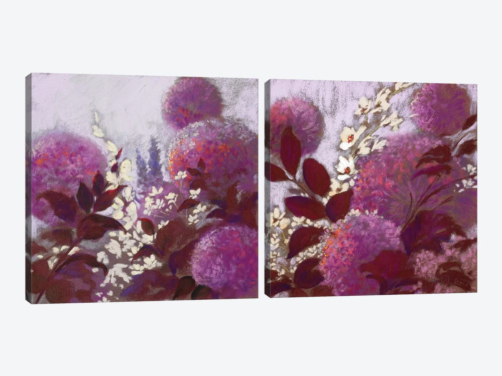 Pom-Poms Diptych by Nel Whatmore 2-piece Canvas Wall Art