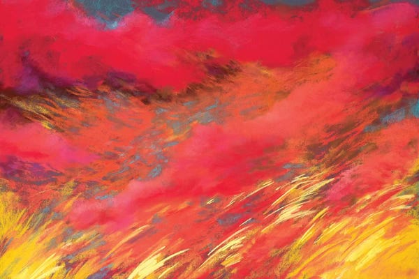 Abstract Expressionism: Hot Days Long Nights by Nel Whatmore