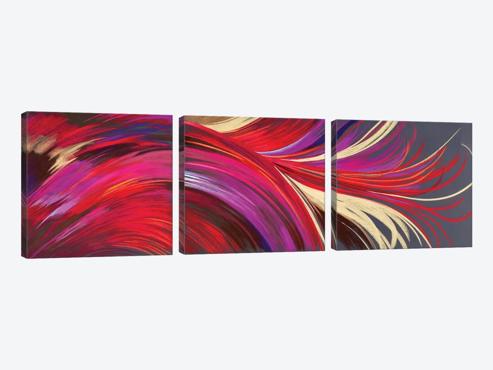 Riding The Wave Triptych by Nel Whatmore 3-piece Canvas Art Print