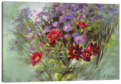 Lilac Cloud Canvas Art Print - Nel Whatmore