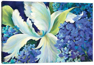 Swan Lake Canvas Art Print - Nel Whatmore