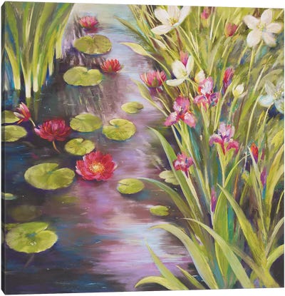 Upon Reflection Canvas Art Print - Nel Whatmore