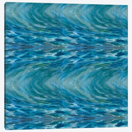 Emerald Wave Canvas Print #NWM96} by Nel Whatmore Canvas Art Print