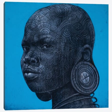 Waris Canvas Print #NYG10} by Steve Nyaga Canvas Art Print