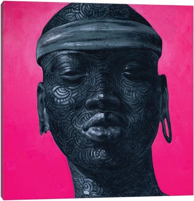 Deng' Canvas Art Print - Steve Nyaga