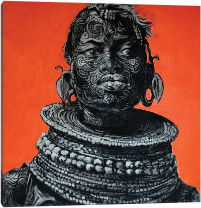 Ngoto Nkera' Canvas Art Print - Contemporary Portraiture by Black Artists