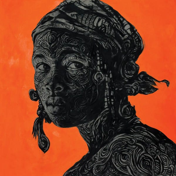 Contemporary Portraiture By Black Artists: Shatu- Her Name Means Alive And Well, Or She Who Lives. by Steve Nyaga