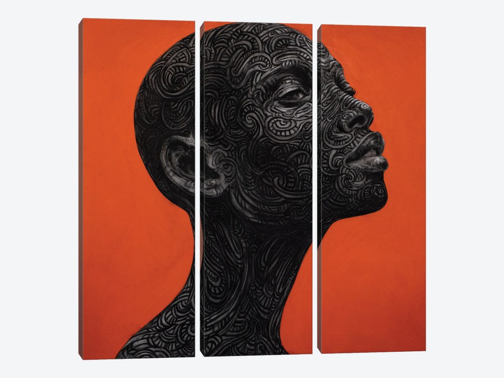 Nataana by Steve Nyaga 3-piece Canvas Print