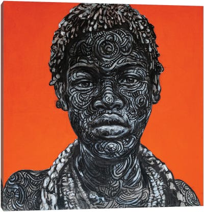 Taraji Canvas Art Print - Contemporary Portraiture by Black Artists
