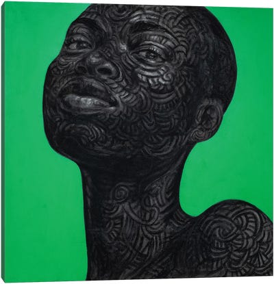 Hiba Canvas Art Print - Contemporary Portraiture by Black Artists
