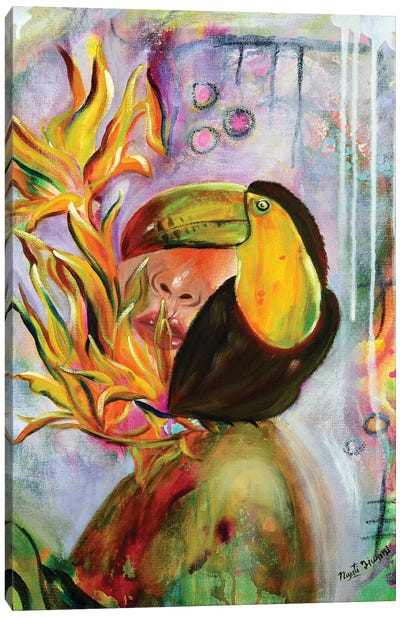 Radiant Canvas Art Print - Toucan Art