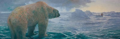 Arctic Storm by John Seerey-Lester framed canvas print