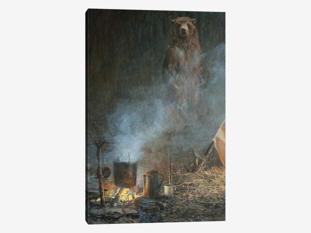 Supper Bruin by John Seerey-Lester 1-piece Canvas Print