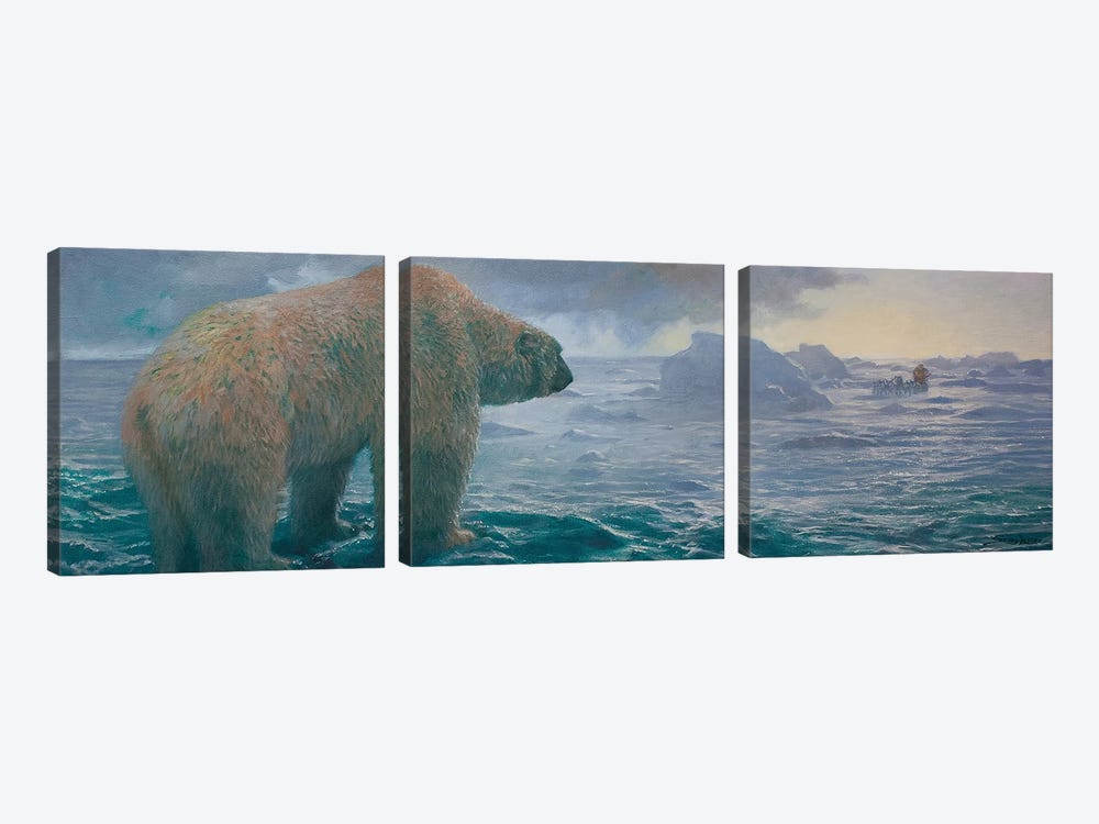 Arctic Storm by John Seerey-Lester 3-piece Art Print