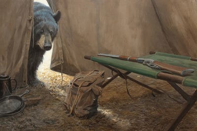 Unexpected Visitor by John Seerey-Lester art print