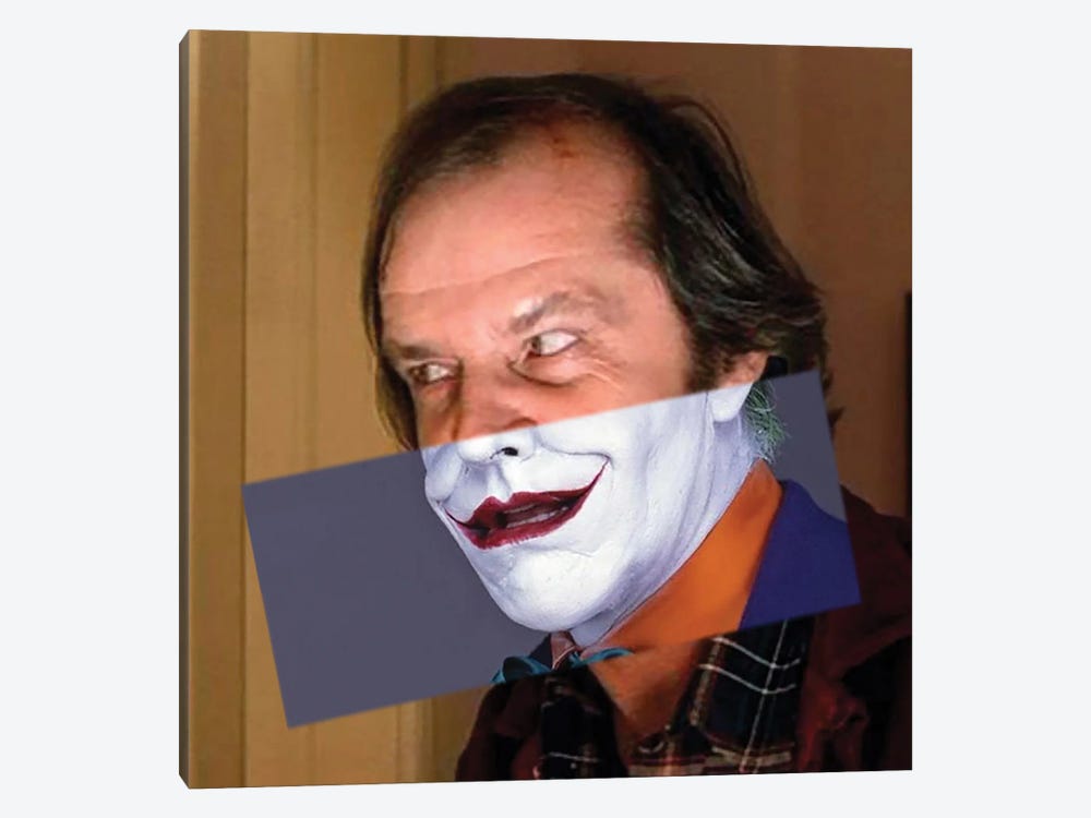 Jack Nicholson Face by Norro Bey 1-piece Canvas Art Print