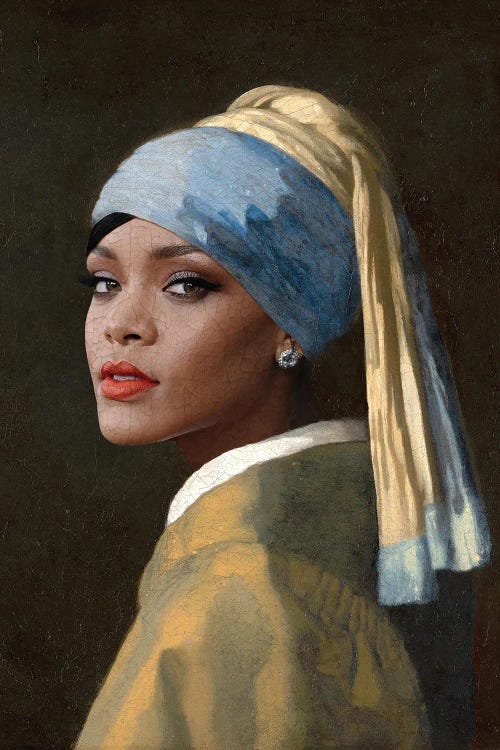 Rihanna With An Ice Earring