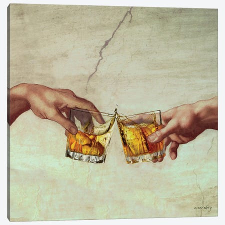 Cheers Canvas Print #NYO2} by Norro Bey Canvas Art