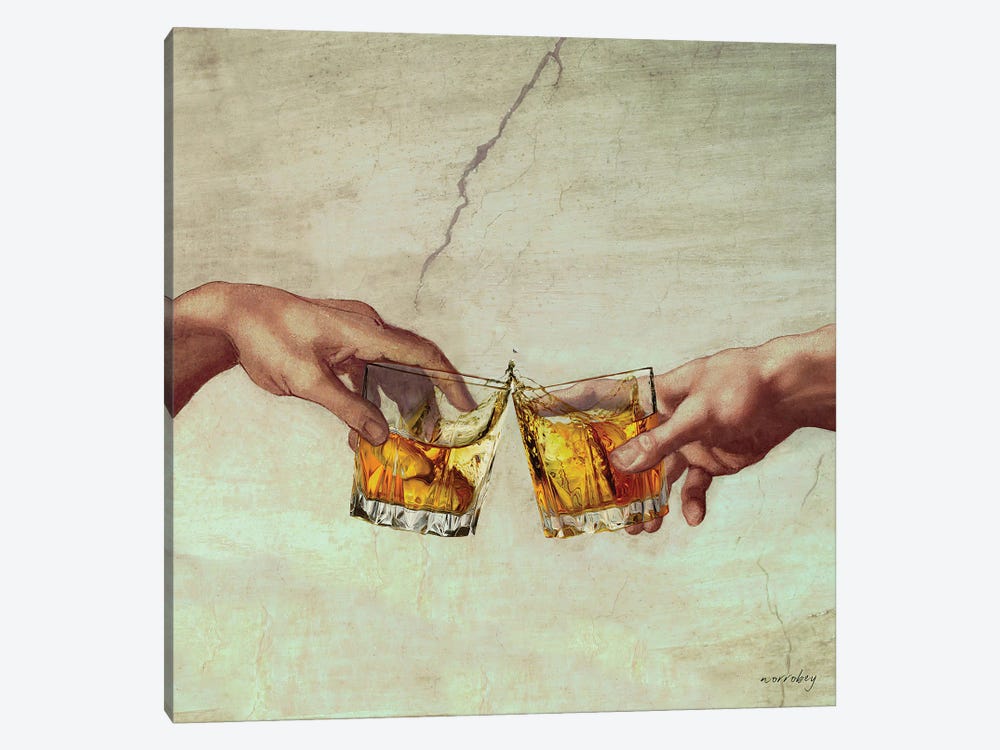Cheers by Norro Bey 1-piece Canvas Artwork