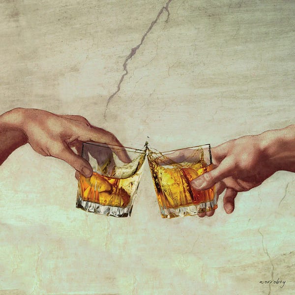 Wall Art: Cheers by Norro Bey