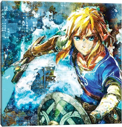 Zelda Canvas Art Print - Zelda