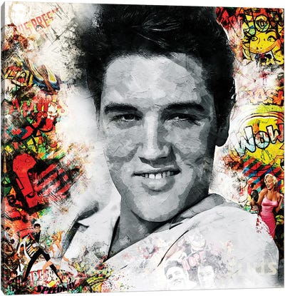 Elvis Presley, Love Me Tender Canvas Art Print - Benny Arte