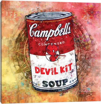 Campbell'S Devil Kit Canvas Art Print - Benny Arte