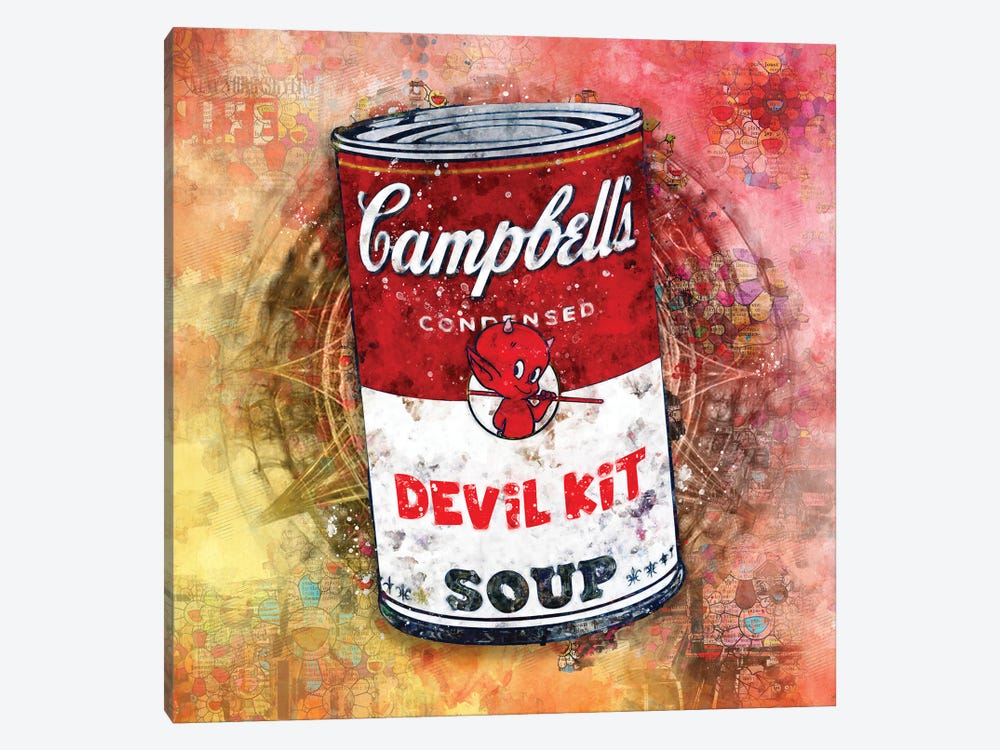 Campbell'S Devil Kit by Benny Arte 1-piece Canvas Art Print