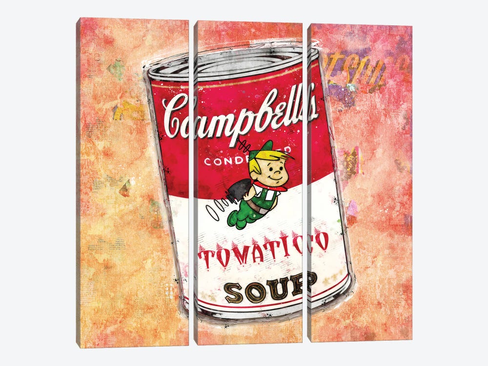 Campbell's The Jetsons by Benny Arte 3-piece Canvas Art