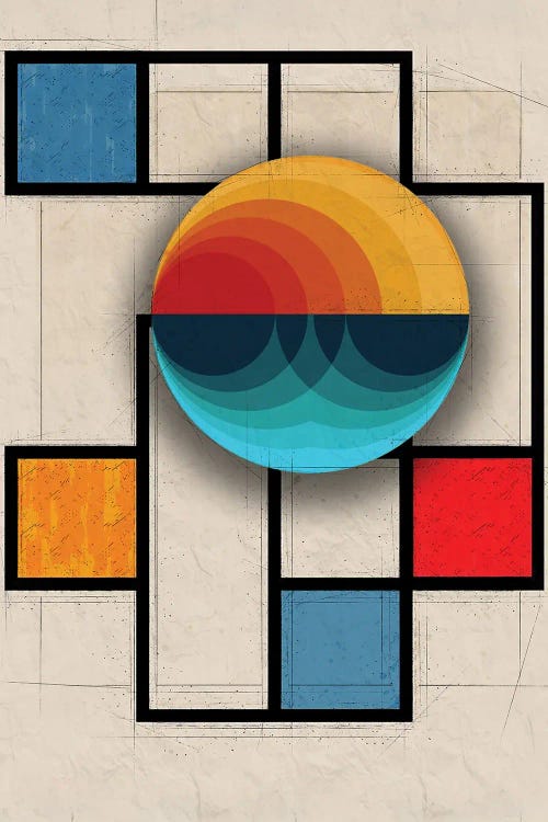 Sphère Bauhaus. by Benny Arte wall art