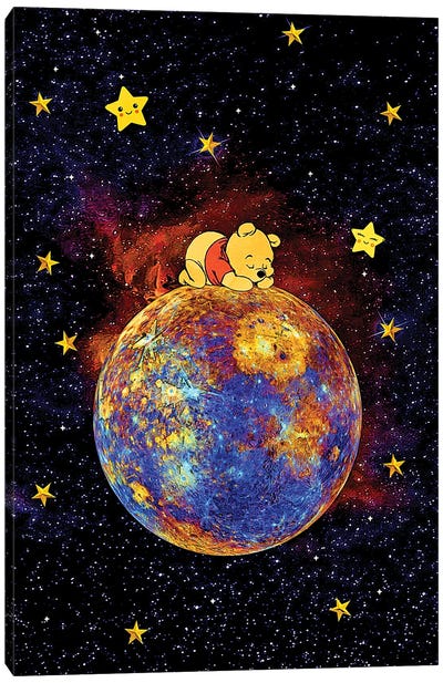 Winnie Dream Canvas Art Print - Other Animated & Comic Strip Characters