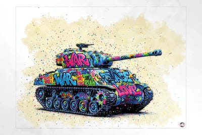 Canvas Print: Peace In Progress by Benny Arte - thumbnail