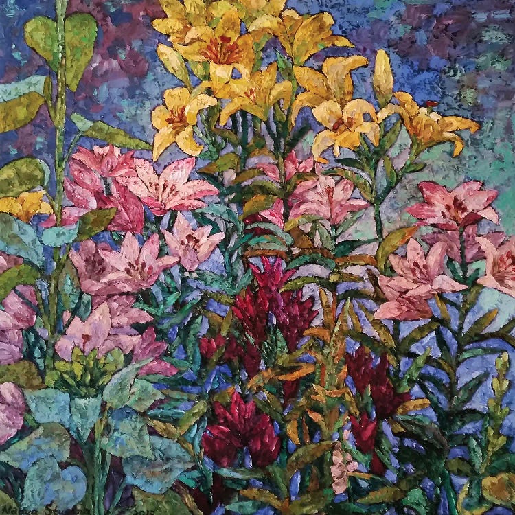 Lilies In The Garden