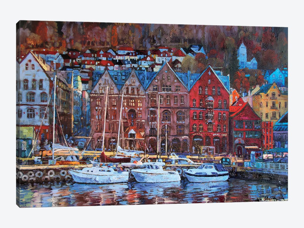 Mysteries Of Autumn Bergen by Nadezda Stupina 1-piece Canvas Print