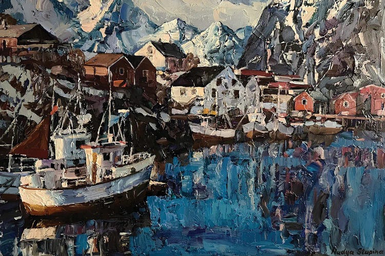 North Northern Blue by Nadezda Stupina wall art