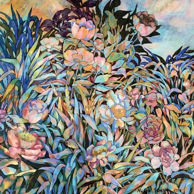 Series Songs Of Wind. Song III by Nadezda Stupina canvas print