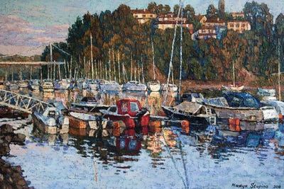 View On Ulvoya by Nadezda Stupina canvas print