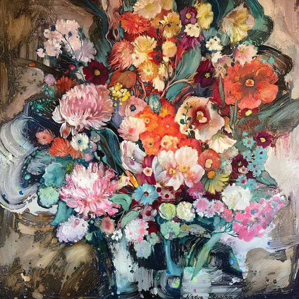 Nadezda Stupina: Waltz Of Flowers by Nadezda Stupina