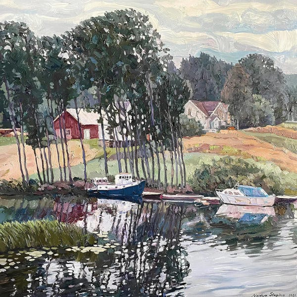 Nadezda Stupina: Windy Day In Sromfoss by Nadezda Stupina