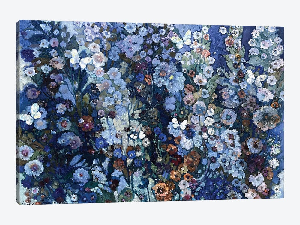 Blue Summer by Nadezda Stupina 1-piece Canvas Wall Art