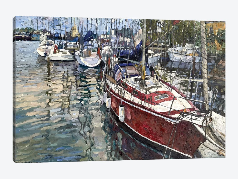 Melodies Of The Harbor by Nadezda Stupina 1-piece Art Print