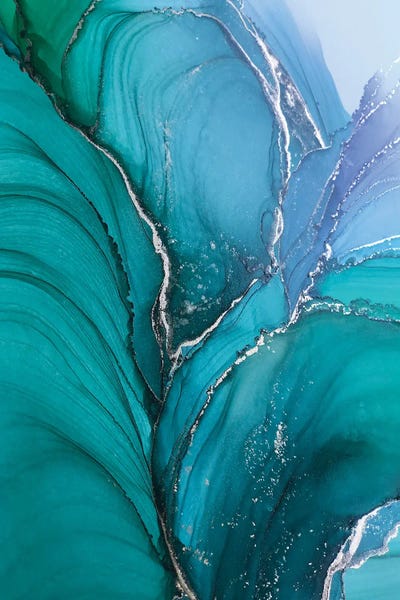 Alcohol Ink: Green Shine by Monet & Manet Art Studio