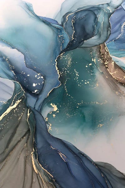 Alcohol Ink: After Rain IV by Monet & Manet Art Studio