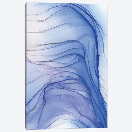 Blue Ripple Canvas Print #OAA175} by Monet & Manet Art Studio Canvas Artwork