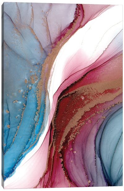 Convergence II Canvas Art Print - Jewel Tone Abstracts