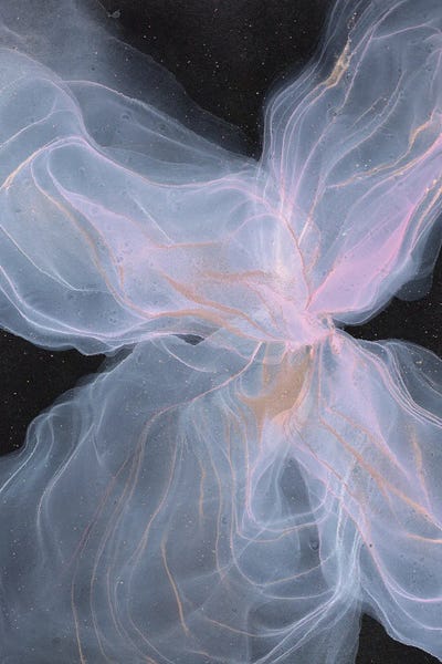 Alcohol Ink: Night Flower by Monet & Manet Art Studio