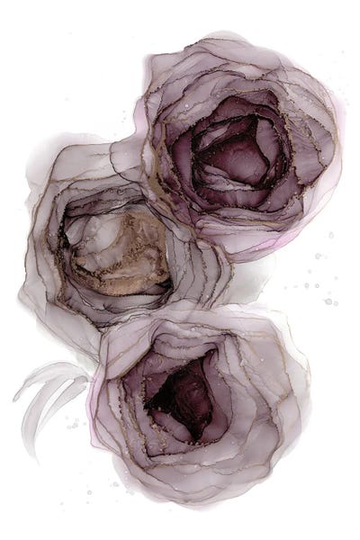 Alcohol Ink: Smoky Roses by Monet & Manet Art Studio