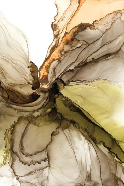 Alcohol Ink: Olive II by Monet & Manet Art Studio