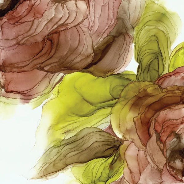 Alcohol Ink: Peonies I by Monet & Manet Art Studio