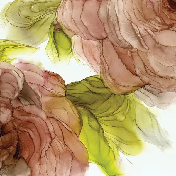 Alcohol Ink: Peonies II by Monet & Manet Art Studio